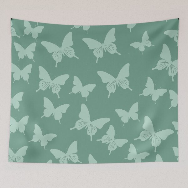 Item preview, Green Butterfly pattern designed and sold by Pixevol.