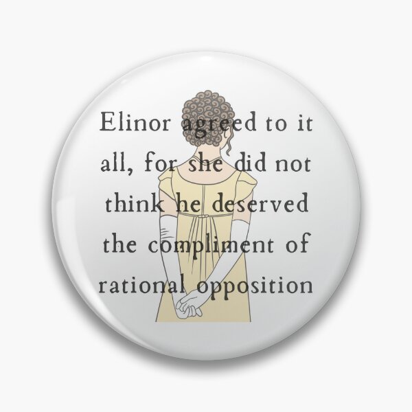 Item preview, Jane Austen Quote designed and sold by DeRigueur Mortis.