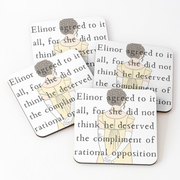 Item preview, Jane Austen Quote designed and sold by DeRigueur Mortis.