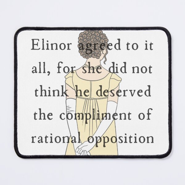Item preview, Jane Austen Quote designed and sold by DeRigueur Mortis.