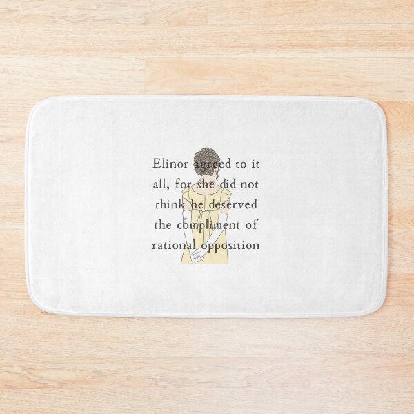 Item preview, Jane Austen Quote designed and sold by DeRigueur Mortis.