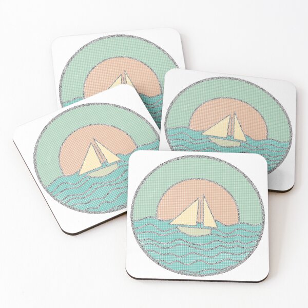 Item preview, The yacht glides gracefully over the waves/1 designed and sold by My-fake-places.
