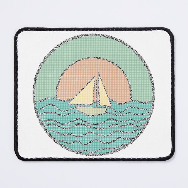 Item preview, The yacht glides gracefully over the waves/1 designed and sold by My-fake-places.