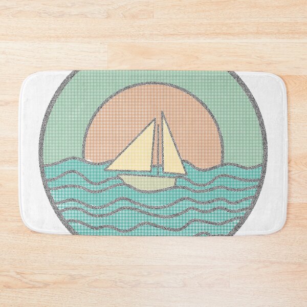 Item preview, The yacht glides gracefully over the waves/1 designed and sold by My-fake-places.