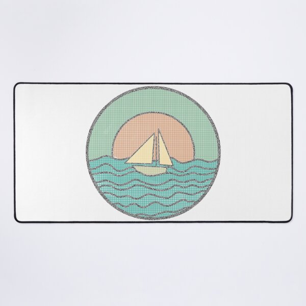 Item preview, The yacht glides gracefully over the waves/1 designed and sold by My-fake-places.