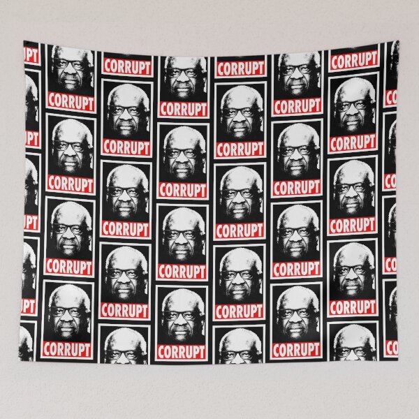 Item preview, Corrupt Clarence Thomas - Impeach Clarence Thomas designed and sold by Thelittlelord.