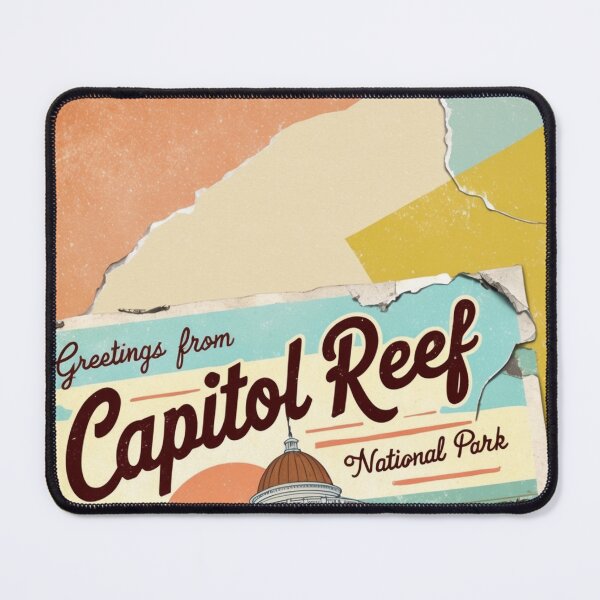 Item preview, Capitol Reef National Park Postcard Vintage Retro Travel Vintage designed and sold by TravelPostcardGems.