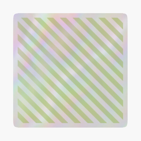 Item preview, Soft Green  Diagonal Stripes  designed and sold by Amal20.