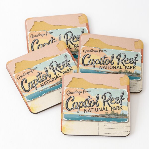Item preview, Capitol Reef National Park Postcard Vintage Retro Travel Vintage designed and sold by TravelPostcardGems.