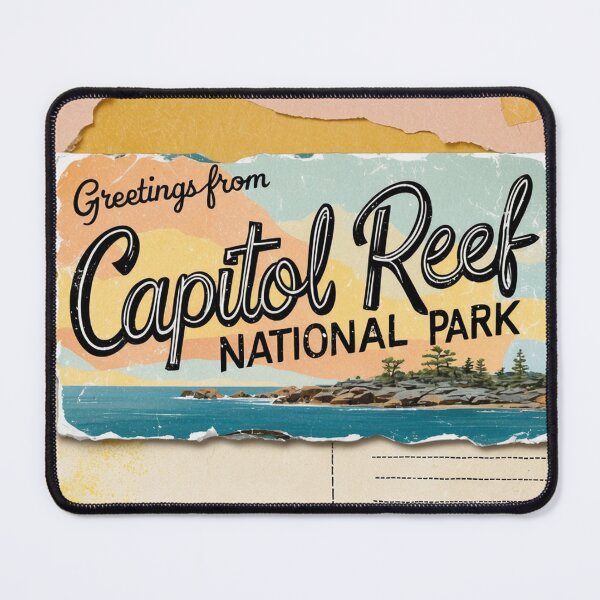 Item preview, Capitol Reef National Park Postcard Vintage Retro Travel Vintage designed and sold by TravelPostcardGems.