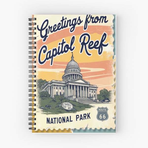 Item preview, Capitol Reef National Park Postcard Vintage Retro Travel Vintage designed and sold by TravelPostcardGems.