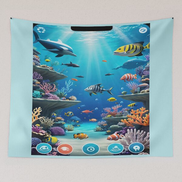 Item preview, Explore the Ocean Depths: A Virtual Marine Adventure designed and sold by merve02shop.