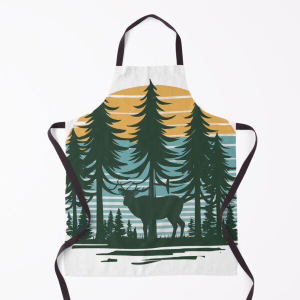 Item preview, Wildlife Trees Outdoors Nature Retro Forest designed and sold by LahdilART.