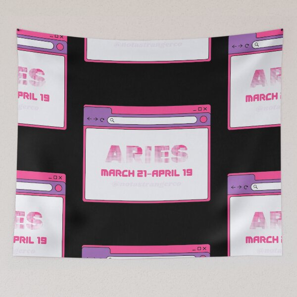 Item preview, Aries Pink Digital Web Pop Up designed and sold by notastranger.