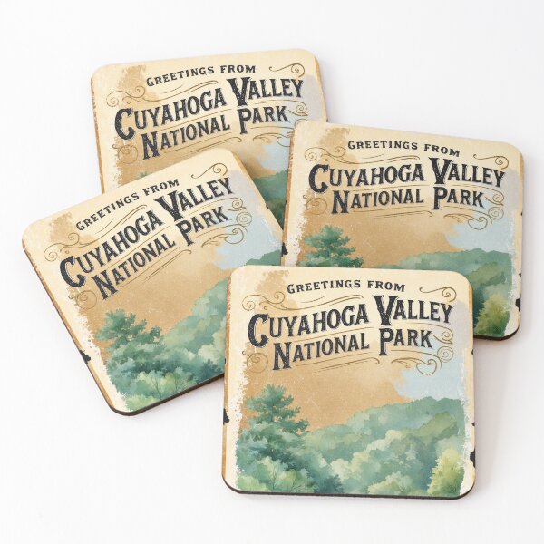 Item preview, Cuyahoga Valley National Park Postcard Vintage Retro Travel Vintage designed and sold by TravelPostcardGems.