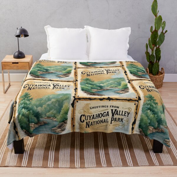 Item preview, Cuyahoga Valley National Park Postcard Vintage Retro Travel Vintage designed and sold by TravelPostcardGems.