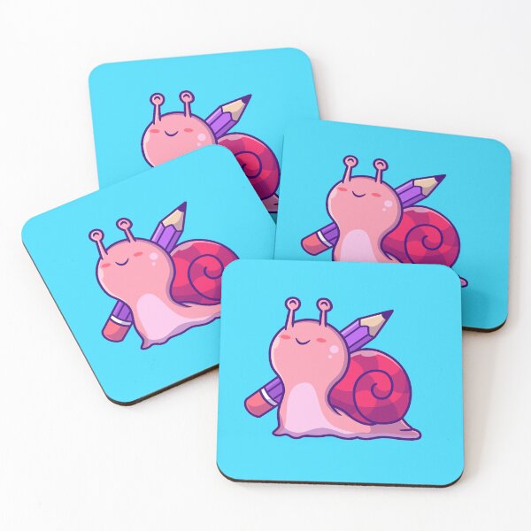 Item preview, Cute Snail Holding Pencil Cartoon Vector Icon designed and sold by hjian8219.