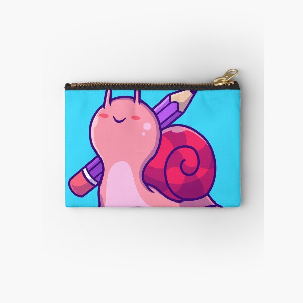 Item preview, Cute Snail Holding Pencil Cartoon Vector Icon designed and sold by hjian8219.