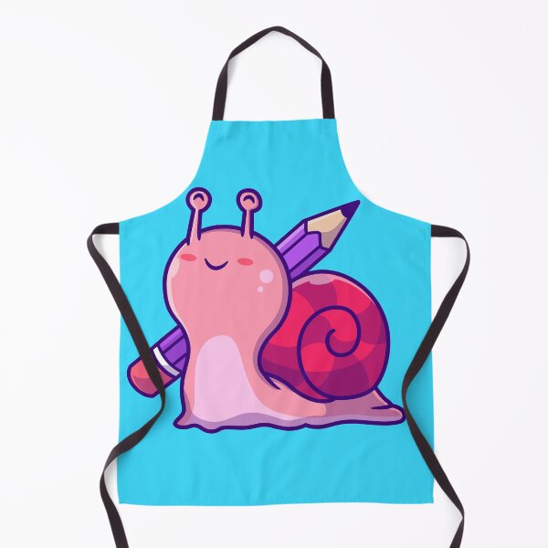 Item preview, Cute Snail Holding Pencil Cartoon Vector Icon designed and sold by hjian8219.