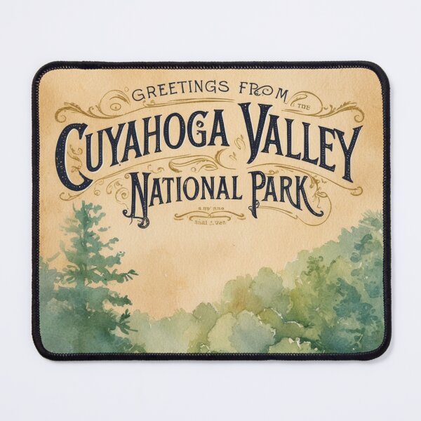 Item preview, Cuyahoga Valley National Park Postcard Vintage Retro Travel Vintage designed and sold by TravelPostcardGems.
