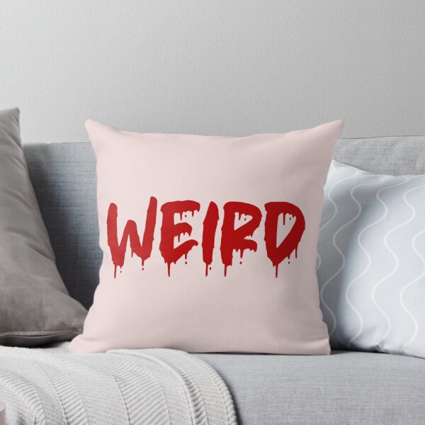 Item preview, RED ON PINK WEIRD BLOOD DRIP designed and sold by RomeArtCo.