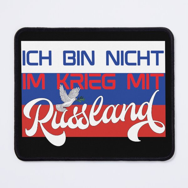Item preview, I am not at war with Russia anti-war design peace statement designed and sold by Mapeti.