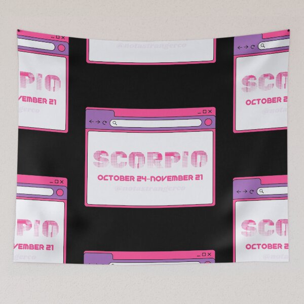 Item preview, Scorpio Pink Digital Web Pop Up designed and sold by notastranger.