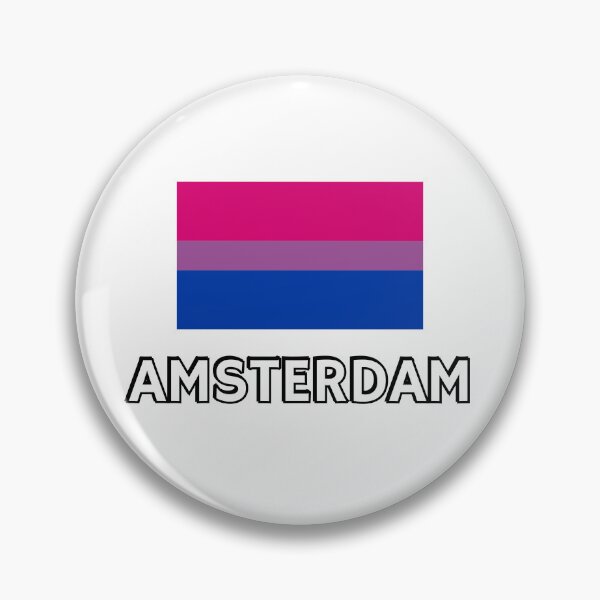 Item preview, Bi Pride Flag Amsterdam designed and sold by Inspirationmotivation.