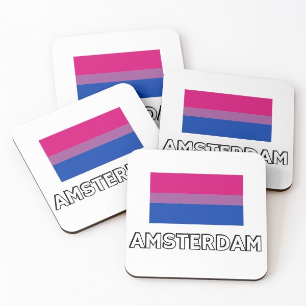 Item preview, Bi Pride Flag Amsterdam designed and sold by Inspirationmotivation.