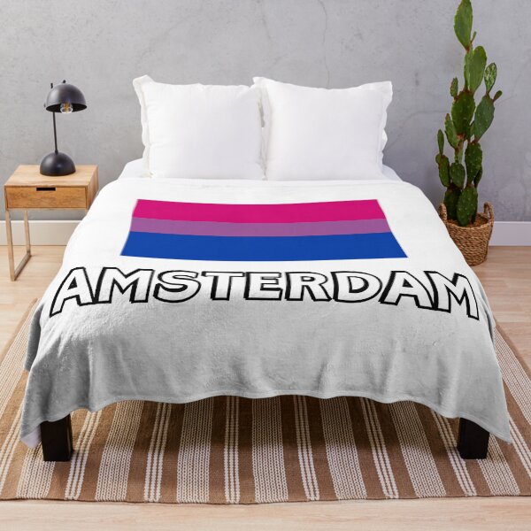 Item preview, Bi Pride Flag Amsterdam designed and sold by Inspirationmotivation.