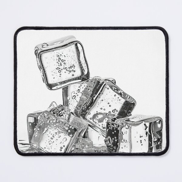 Item preview, Ice Cubes on White designed and sold by Elisabeth Lucas.