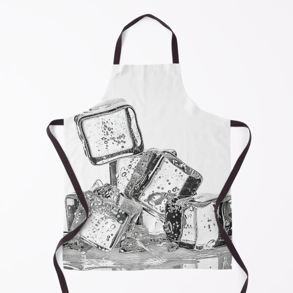 Item preview, Ice Cubes on White designed and sold by Elisabeth Lucas.