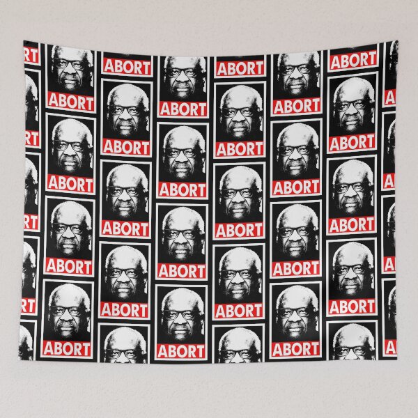 Item preview, Abort Clarence Thomas - Impeach Clarence Thomas designed and sold by Thelittlelord.