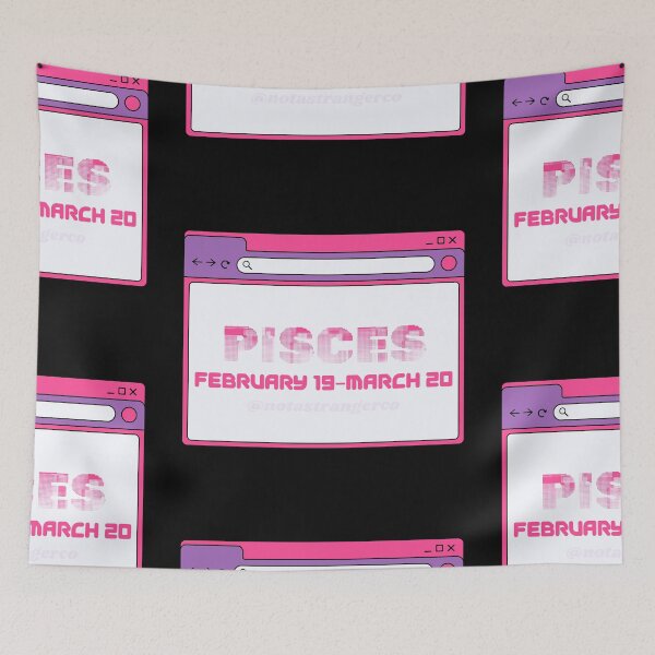 Item preview, Pisces Pink Digital Web Pop Up designed and sold by notastranger.