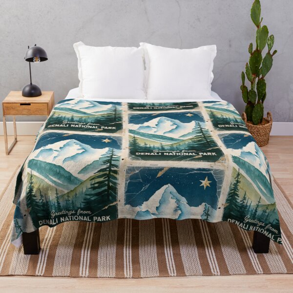 Item preview, Denali National Park Postcard Vintage Retro Travel Vintage designed and sold by TravelPostcardGems.