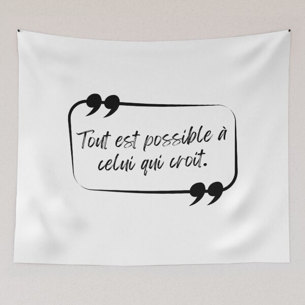 Item preview, Tout est possible designed and sold by CherishedCloset.