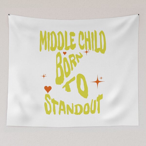 Item preview, Cool middle child gift to celebrate them always designed and sold by PrintSparkDesigns.