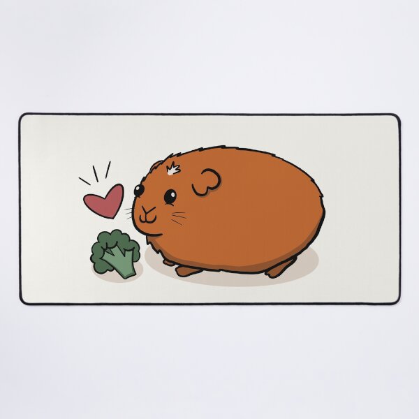 Item preview, Guinea Pig Loves Broccoli designed and sold by makell-creates.