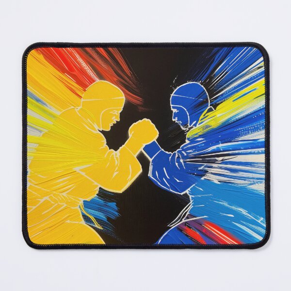 Item preview, Color Clash: Dynamic Brazilian Jiu Jitsu Encounter designed and sold by ThatsTheStyle.