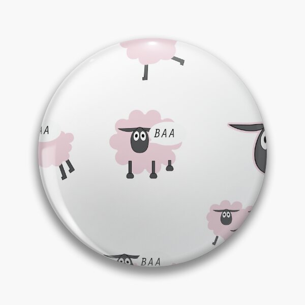 Item preview, Pink Sheep Stickers  designed and sold by PurpleLane.