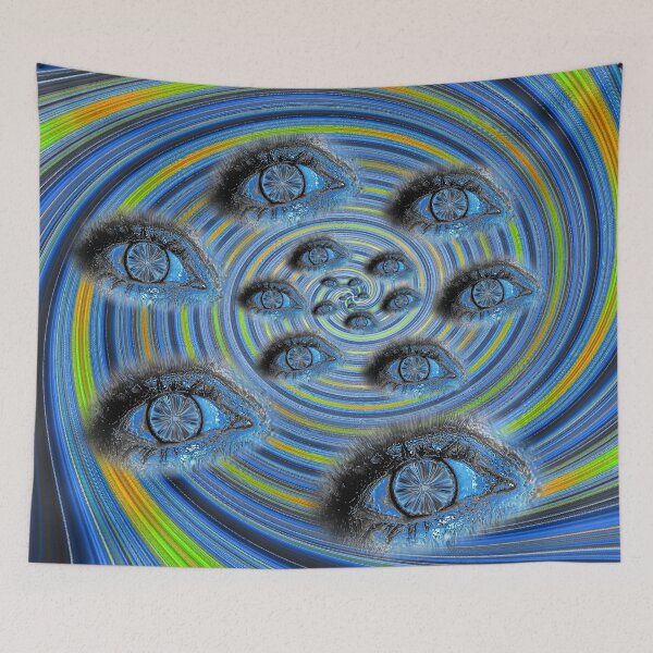 Item preview, BlueEyesVortex-Multi-Colour designed and sold by Klaus Bremner (Autotelic Art).