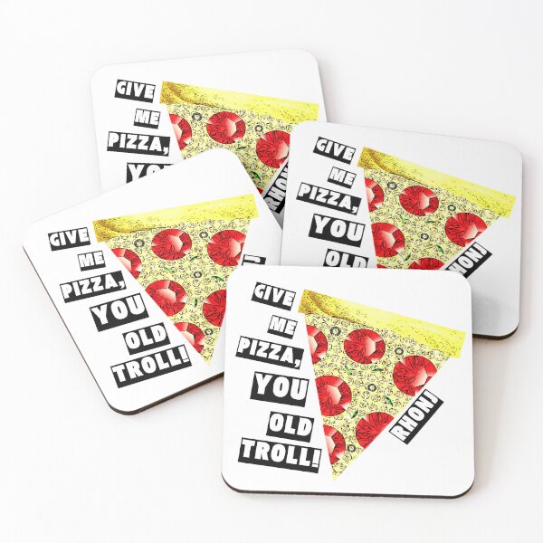 Item preview, Give Me Pizza You Old Troll designed and sold by Parasocialite.