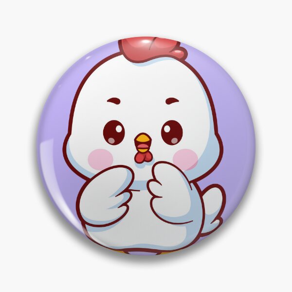 Item preview, Cute Chicken Standing Cartoon Vector Icon designed and sold by hjian8219.