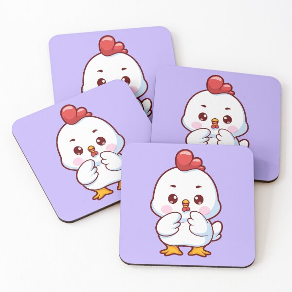 Item preview, Cute Chicken Standing Cartoon Vector Icon designed and sold by hjian8219.