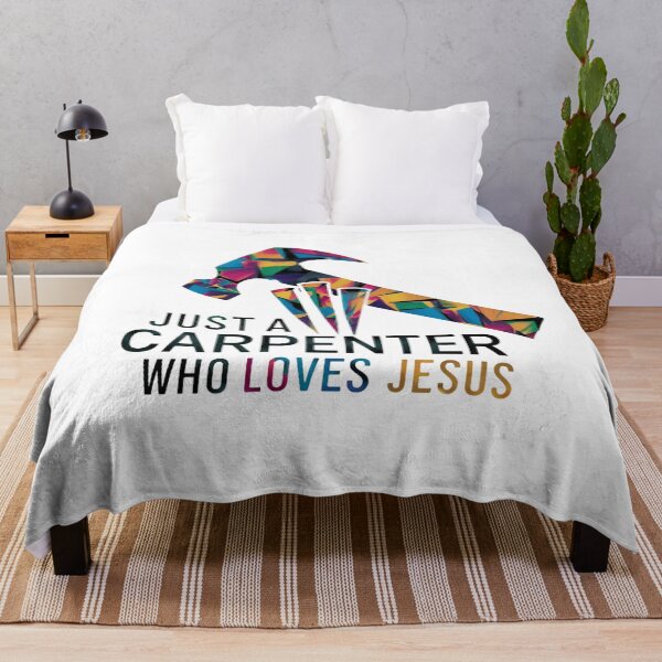 Item preview, Just a Carpenter Who Loves Jesus designed and sold by Faithloveshop.