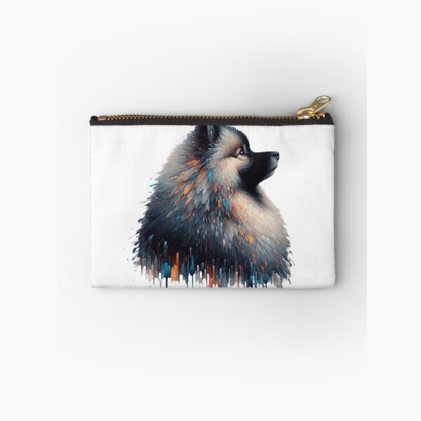 Item preview, Keeshond's Chromatic Contemplation - Expressive Dog Portrait designed and sold by Woof-n-Wear.