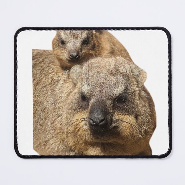 Item preview, Mom and baby rock hyrax designed and sold by SillyLittleSnek.