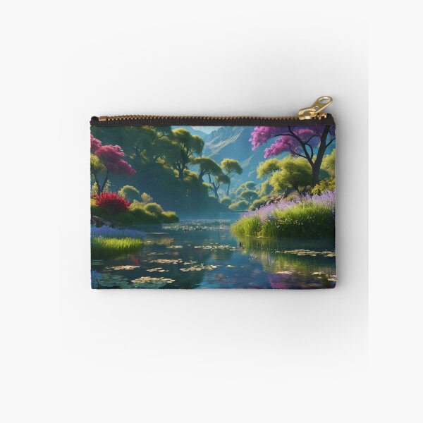 Item preview, River with Purple Flowers designed and sold by SublimeMusings.