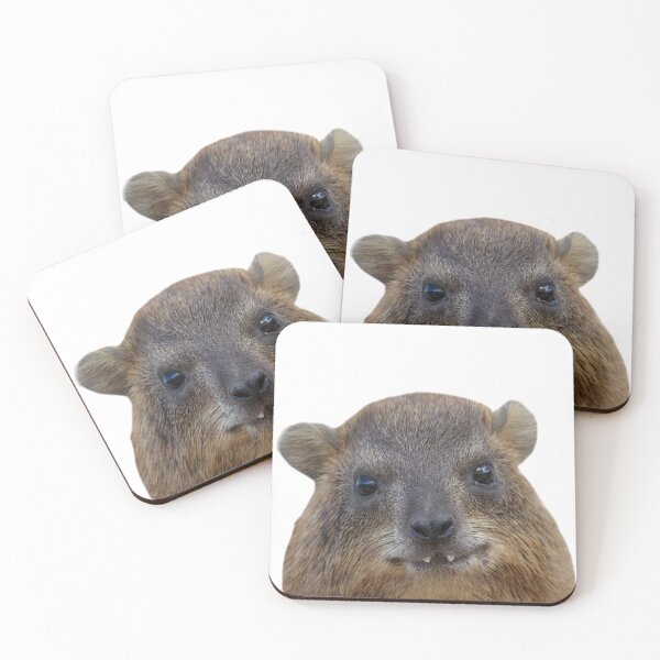 Item preview, Rock hyrax face  designed and sold by SillyLittleSnek.