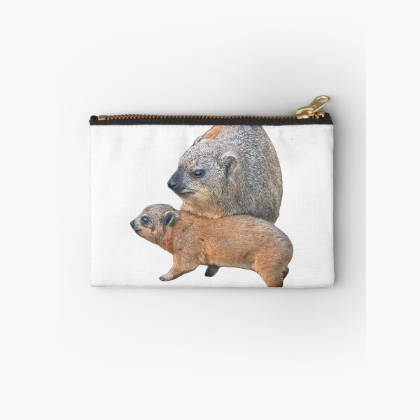 Item preview, Cute mom and baby rock hyrax walking designed and sold by SillyLittleSnek.